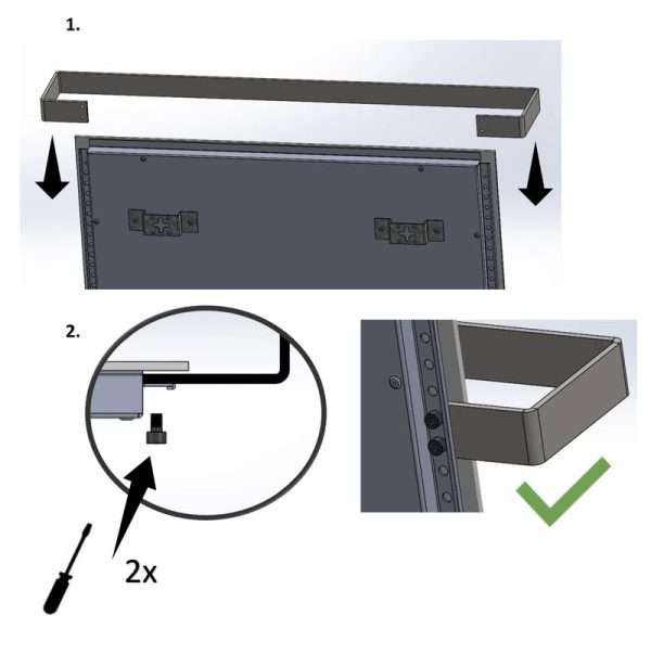 handdoek rail