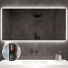 580 Watt infrarood spiegel met verlichting van LED - 100x60 cm