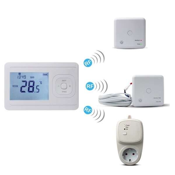Thermostaat met opbouw ontvanger zonder wifi 2