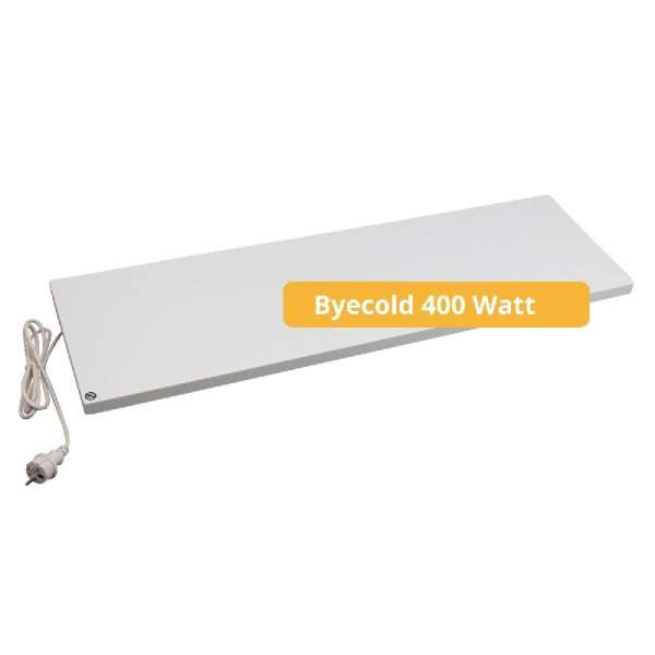 Byecold 400 watt smal frameloos infrarood paneel voorkant