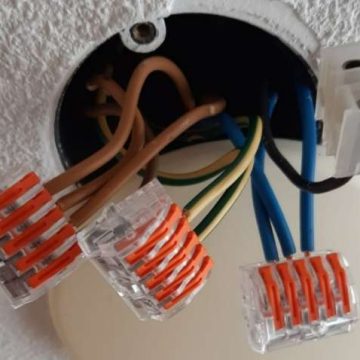 Infrarood paneel installeren - lasdoos