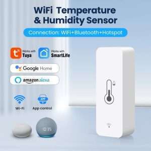 verplaatsbare wifi temperatuursensor op batterij