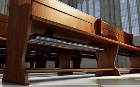 oude kerk verwarmen met infrarood - 1