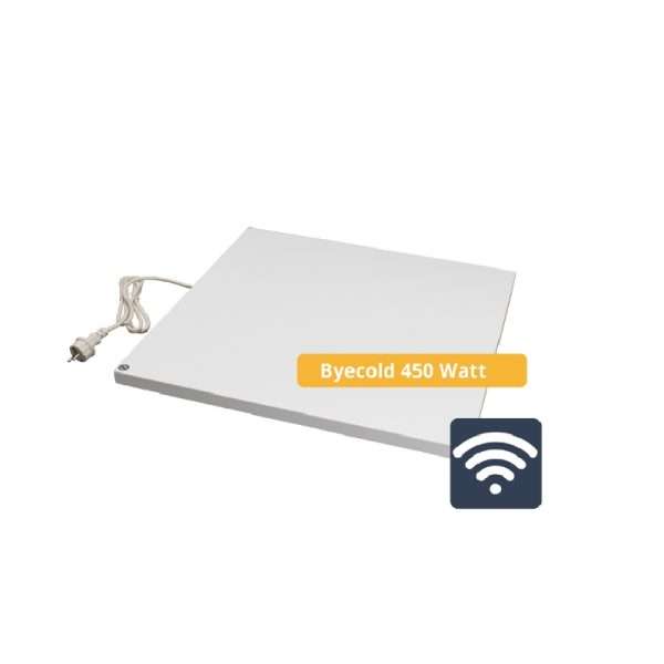 Byecold 450 watt met wifi frameloos infrarood paneel voorkant