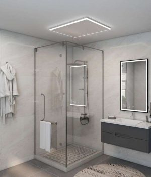 Infrarood verwarming plafond badkamer Infrarood verwarming plafond badkamer