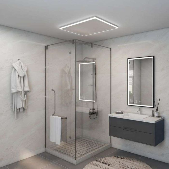 Infrarood verwarming plafond badkamer Infrarood verwarming plafond badkamer