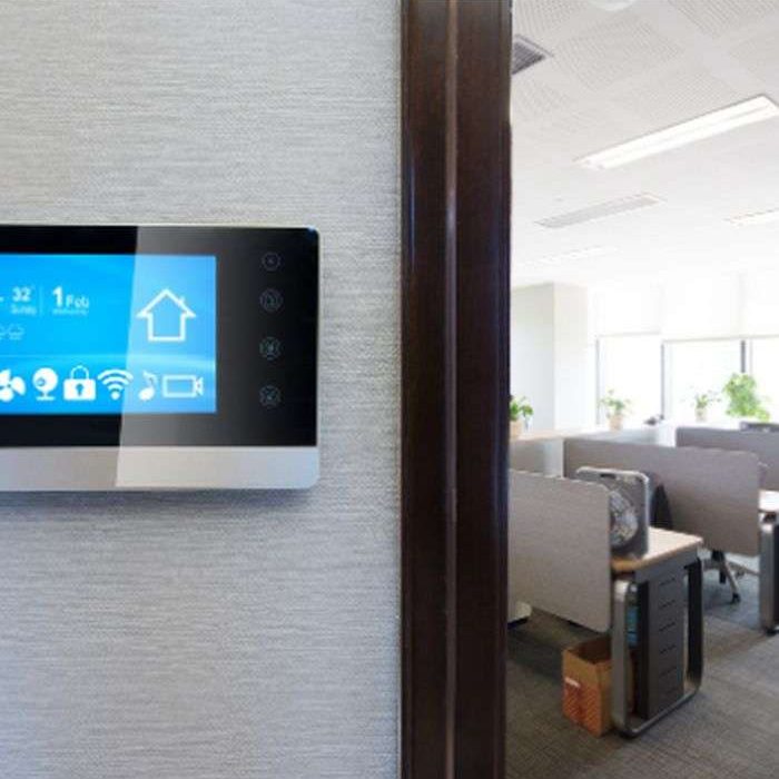 stap 3 - thermostaat op kantoor