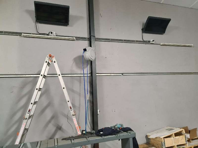 2300 Watt Infraroodheaters in werkplaats