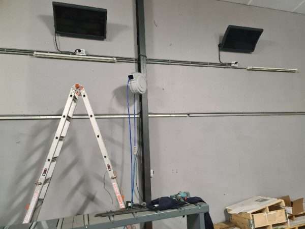 2300 Watt Infraroodheaters in werkplaats