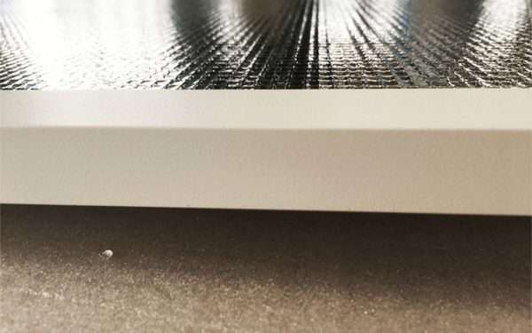 aluminium achterkant ulttradunne infrarood wandpanelen