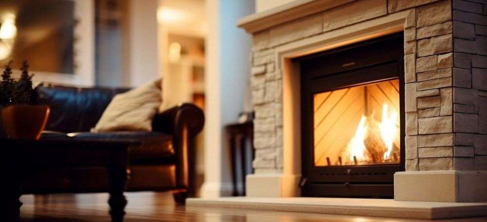 Open haard als verwarming