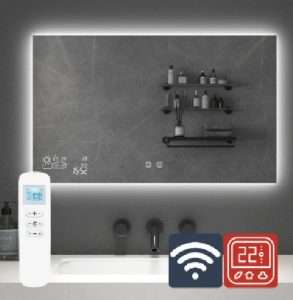 Smartspiegel met 2in1 thermostaat-afstandsbediening