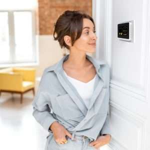 wifi inbouw thermostaat met 2,4 inch touchscherm