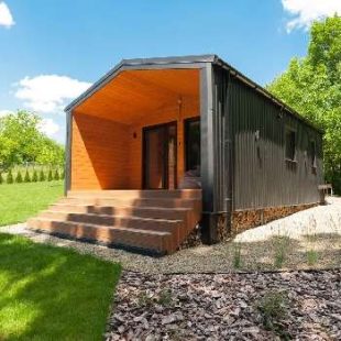 Chalets van The Boxx factory in Ermelo