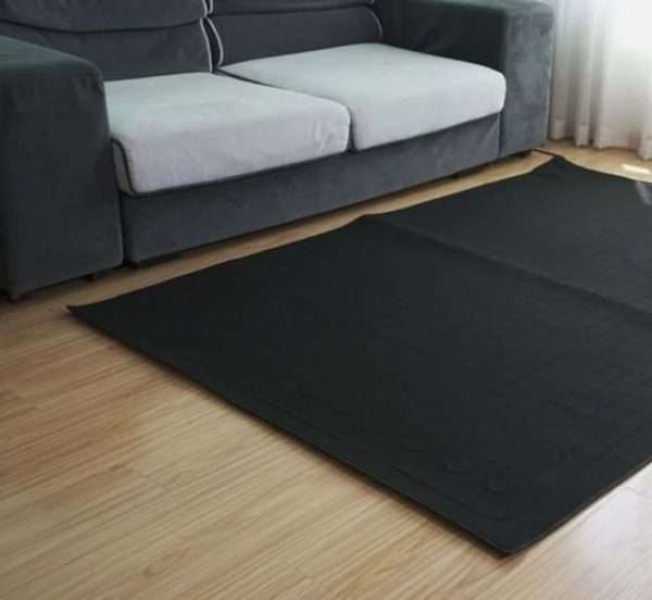 tapijt- en vloerkleed verwarming in de huiskamer