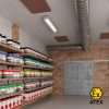 Ecosun 700EX watt infraroodpaneel voor explosieveilig magazijn - ATEX zone 1 en 2