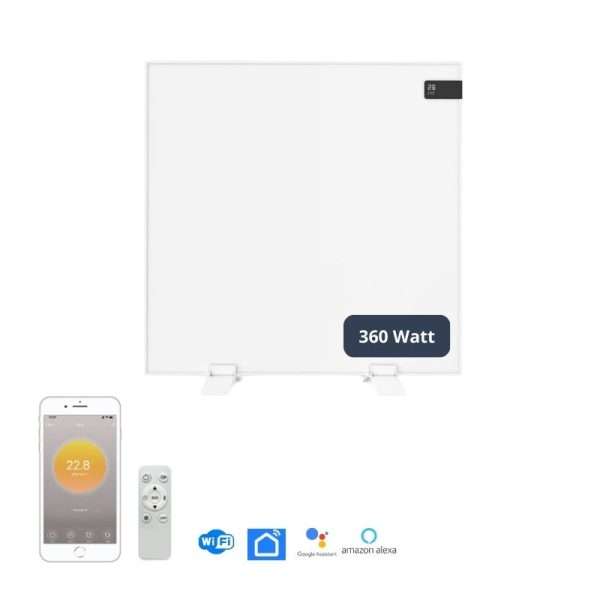 Verplaatsbare infrarood verwarming Superia Wifi 360 watt