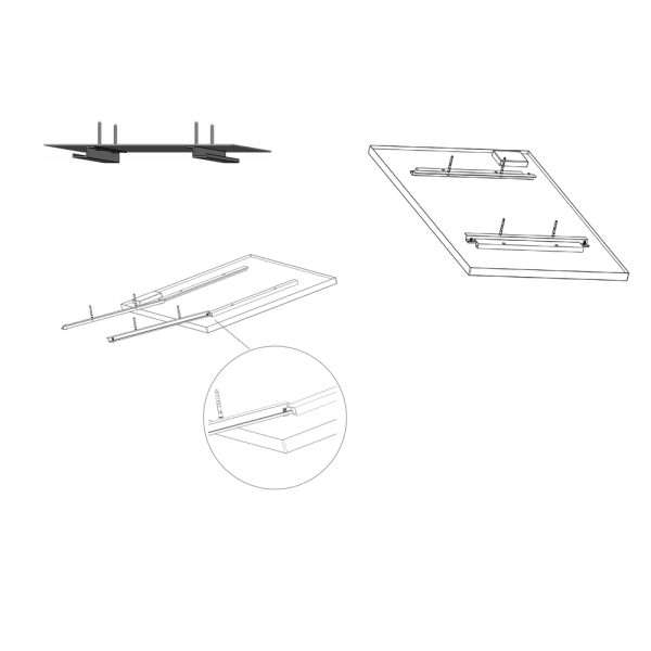 ophangconstructie Byecold panelen