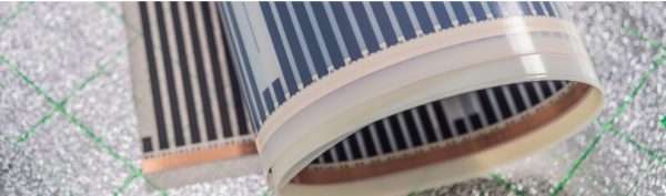 Carbon folie infrarood vloerverwarming