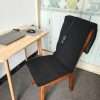 Bureaustoel verwarmer zwart