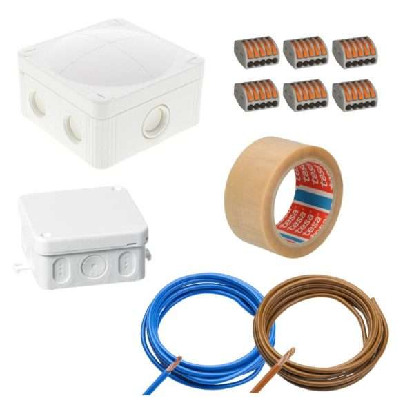 Installatiemateriaal voor infraroodvloerverwarming