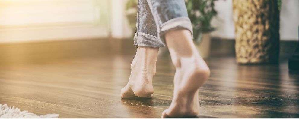IR vloerverwarming geeft warme voeten
