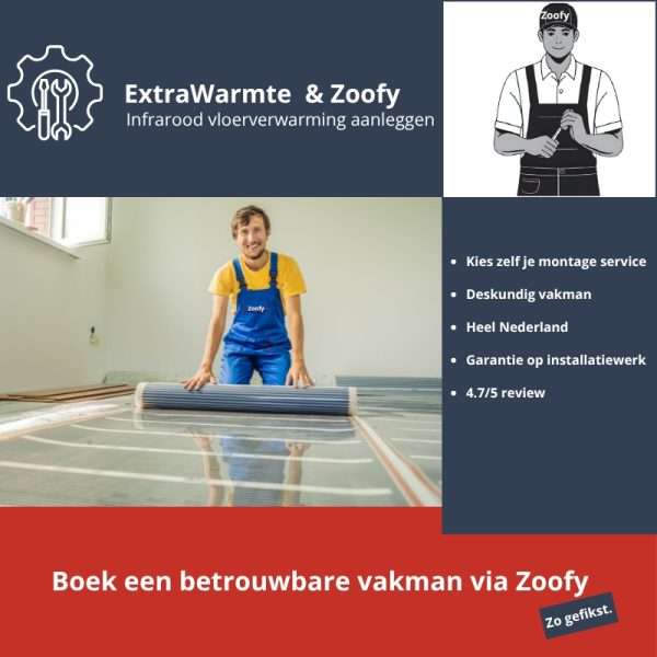 ExtraWarmte en Zoofy - infrarood vloerverwarming aanleggen