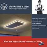 ExtraWarmte en Zoofy - infraroodpaneel installeren door elektricien