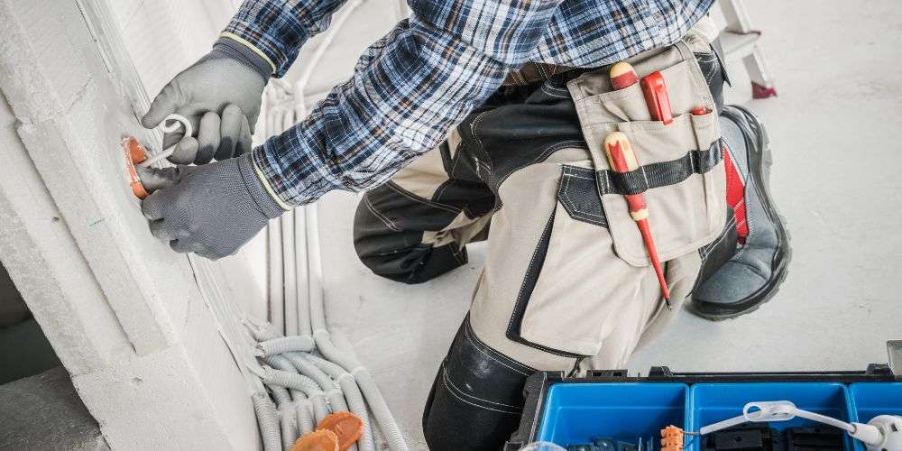 Goede werkkleding voor het plaatsen van infraroodpanelen