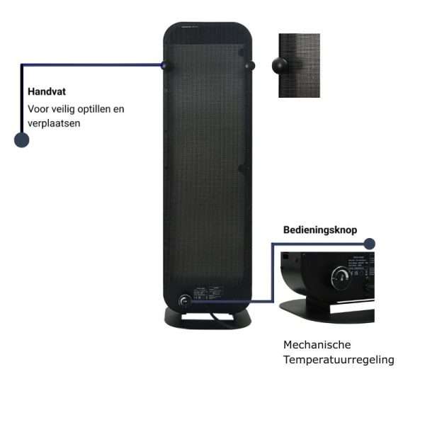 infraroodstraler met bediening en 2 handvatten