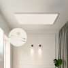 Achterkant dunne infrarood warmtepanelen met plafond ophangrails