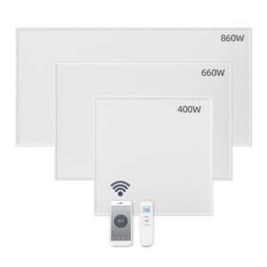 Byecold dunne infrarood warmtepanelen met wifi thermostaat