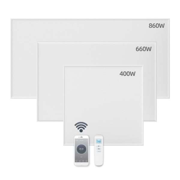 Byecold dunne infrarood warmtepanelen met wifi thermostaat