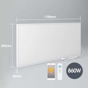 Byecold dunne infrarood warmtepanelen van 860 Watt en thermostaat